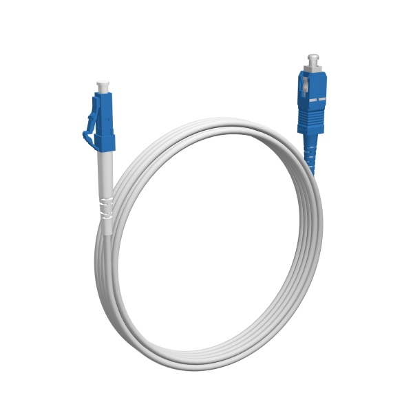 Шнур оптический KOSCAB spc LC/UPC-SC/UPC G657.A1 3.0мм 2м LSZH (патч-корд)